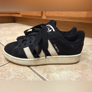 Womens adidas Campus '00s Athletic Shoe - Black / White Size W 9.5